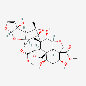 molecular formula C28H36O13 B1262155 Azadirachtol 
