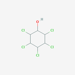molecular formula C6H7Cl5O B1262167 2,3,4,5,6-Pentachlorocyclohexan-1-ol CAS No. 53861-64-6