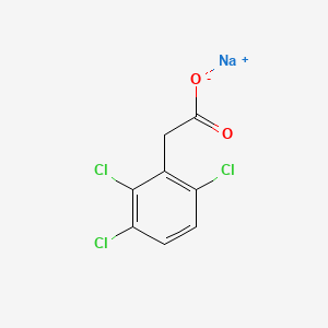 molecular formula C8H4Cl3NaO2 B1262175 Sodium 2,3,6-trichlorophenylacetate CAS No. 2439-00-1