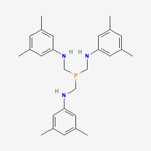 molecular formula C27H36N3P B12621816 Tris(3,5-dimethylphenylaminomethyl)phosphine CAS No. 910567-55-4