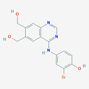 4-[[6,7-Bis(hydroxymethyl)-4-quinazolinyl]amino]-2-bromophenol