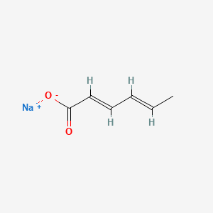 molecular formula C6H8NaO2 B1262192 CID 87458277 CAS No. 7757-81-5