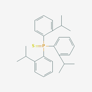 molecular formula C27H33PS B12621995 Tris[2-(propan-2-yl)phenyl](sulfanylidene)-lambda~5~-phosphane CAS No. 918962-33-1