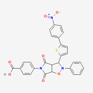 molecular formula C28H19N3O7S B12622061 C28H19N3O7S 