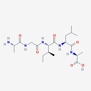 molecular formula C20H37N5O6 B12622207 L-Alanylglycyl-L-isoleucyl-L-leucyl-L-alanine CAS No. 918528-86-6