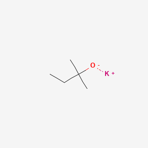 molecular formula C5H11KO B1262228 Potassium 2-methylbutan-2-olate CAS No. 41233-93-6