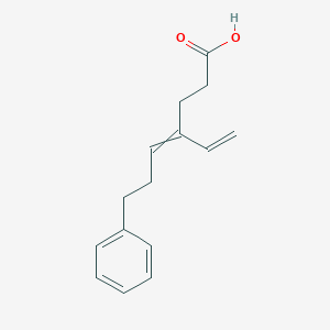 molecular formula C15H18O2 B12622303 4-Ethenyl-7-phenylhept-4-enoic acid CAS No. 919283-84-4