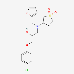 molecular formula C18H22ClNO5S B12622369 C18H22ClNO5S 