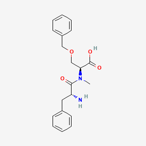 molecular formula C20H24N2O4 B12622371 D-Phenylalanyl-O-benzyl-N-methyl-L-serine CAS No. 921934-17-0