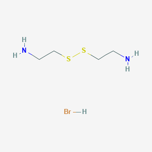 molecular formula C4H13BrN2S2 B1262238 Cystamine Hydrobromide 