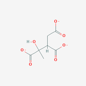 3-Hydroxybutane-1,2,3-tricarboxylate