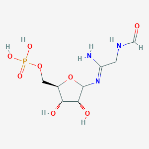 2-formamido-N(1)-(5-phospho-D-ribosyl)acetamidine