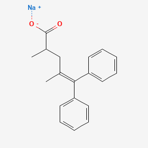 Sodium 2,4-dimethyl-5,5-diphenylpent-4-enoate
