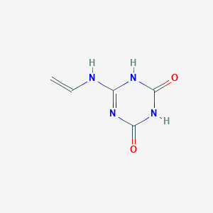 molecular formula C5H6N4O2 B12622488 6-(Ethenylamino)-1,3,5-triazine-2,4(1H,3H)-dione CAS No. 914486-14-9