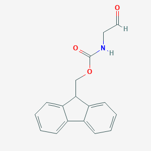 molecular formula C17H15NO3 B126226 (9H-芴-9-基)甲基 2-氧代乙基氨基甲酸酯 CAS No. 156939-62-7