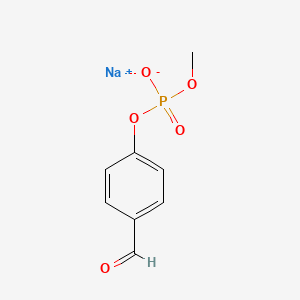Sodium 4-formylphenyl methyl phosphate