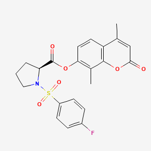 molecular formula C22H20FNO6S B12622676 C22H20Fno6S 