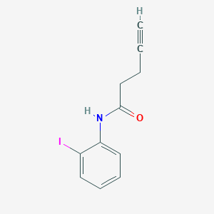 molecular formula C11H10INO B12622706 N-(2-Iodophenyl)pent-4-ynamide CAS No. 920985-80-4
