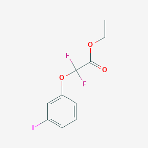 molecular formula C10H9F2IO3 B12622788 Difluoro-(3-iodo-phenoxy)-acetic acid ethyl ester CAS No. 947533-66-6