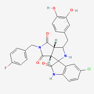 molecular formula C27H21ClFN3O5 B12622796 C27H21ClFN3O5 