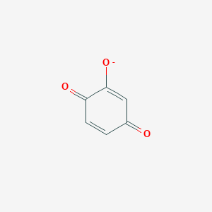 molecular formula C6H3O3- B1262280 3,6-Dioxocyclohexa-1,4-dien-1-olate 