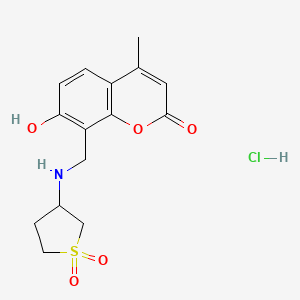 molecular formula C15H18ClNO5S B12622835 C15H18ClNO5S 