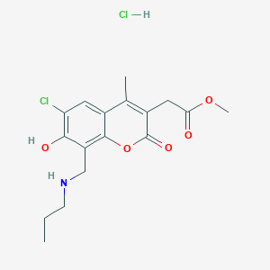 molecular formula C17H21Cl2NO5 B12622838 C17H21Cl2NO5 