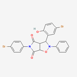 molecular formula C23H16Br2N2O4 B12622877 C23H16Br2N2O4 