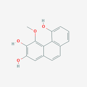 molecular formula C15H12O4 B1262295 fimbriol B 