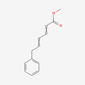 molecular formula C13H14O2 B12622958 Methyl 6-phenylhexa-2,4-dienoate CAS No. 921617-35-8