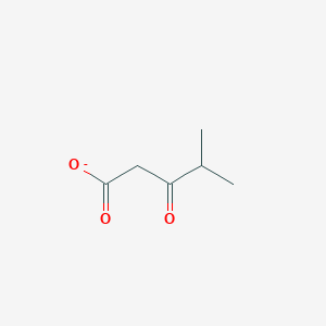 molecular formula C6H9O3- B1262298 4-Methyl-3-oxopentanoate 