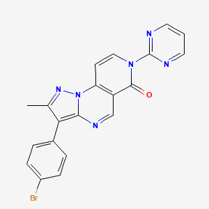molecular formula C20H13BrN6O B12623020 C20H13BrN6O 