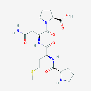 molecular formula C19H31N5O6S B12623061 L-Prolyl-L-methionyl-L-asparaginyl-L-proline CAS No. 915224-06-5
