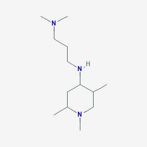molecular formula C13H29N3 B12623081 N,N-dimethyl-N'-(1,2,5-trimethylpiperidin-4-yl)propane-1,3-diamine 