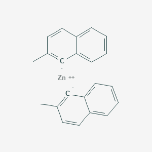 molecular formula C22H18Zn B12623084 zinc;2-methyl-1H-naphthalen-1-ide CAS No. 918298-69-8