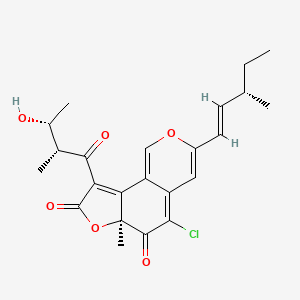 molecular formula C23H25ClO6 B1262311 4'-Epichaetoviridin A 