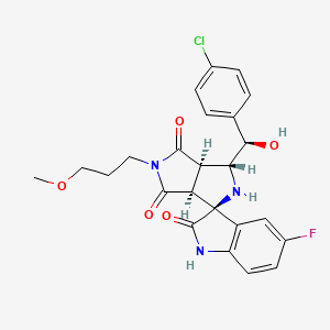 molecular formula C24H23ClFN3O5 B12623147 C24H23ClFN3O5 