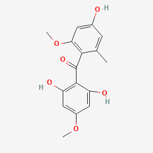 molecular formula C16H16O6 B1262315 Griseophenone C 