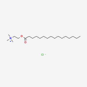 molecular formula C21H44ClNO2 B1262317 Palmitoylcholine chloride CAS No. 2932-74-3