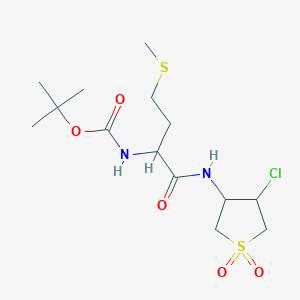 molecular formula C14H25ClN2O5S2 B12623247 C14H25ClN2O5S2 