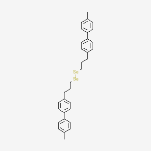 molecular formula C32H34Se2 B12623251 Bis[3-(4'-methyl[1,1'-biphenyl]-4-yl)propyl]diselane CAS No. 919488-49-6