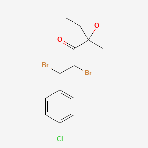molecular formula C13H13Br2ClO2 B12623279 C13H13Br2ClO2 