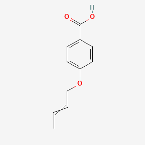 molecular formula C11H12O3 B12623307 4-[(But-2-en-1-yl)oxy]benzoic acid CAS No. 921623-07-6