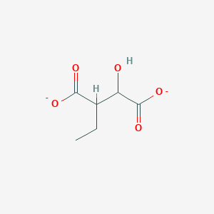 molecular formula C6H8O5-2 B1262336 3-Ethylmalate(2-) 