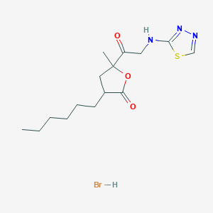molecular formula C15H24BrN3O3S B12623393 C15H24BrN3O3S 