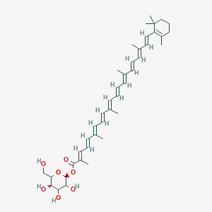 molecular formula C41H56O7 B1262341 Neurosporaxanthin beta-D-glucopyranoside 