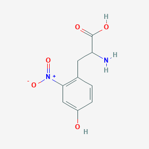 molecular formula C9H10N2O5 B1262343 2-Nitrotyrosine 