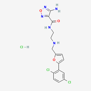 molecular formula C16H16Cl3N5O3 B12623449 C16H16Cl3N5O3 