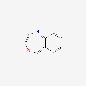 molecular formula C9H7NO B1262346 4,1-Benzoxazepine 