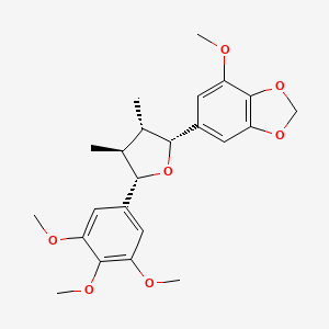 molecular formula C23H28O7 B1262349 Beilschmin A 